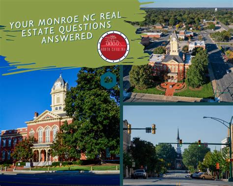 Your Monroe North Carolina Real Estate Questions Answered