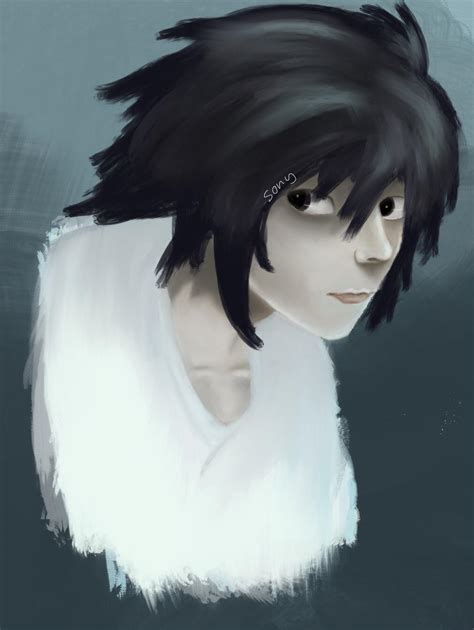 L Lawliet Fan Art : deathnote