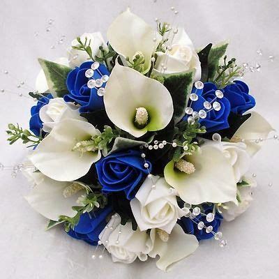 Blue Lily Bouquet Wedding Flowers | Prom flowers bouquet, Lily bouquet wedding, Blue wedding flowers