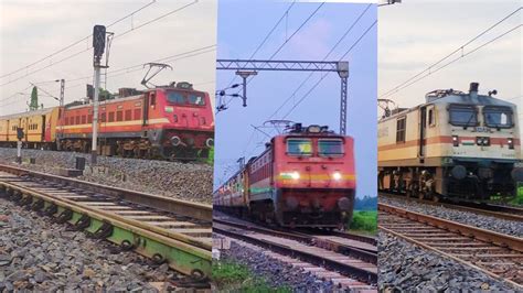 WAP-7 Rampurhat - Sdah Special | Locomotive Skipping Out Khanyan ...