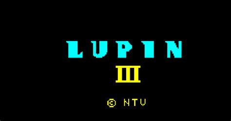 Lupin III | Video Game | BoardGameGeek