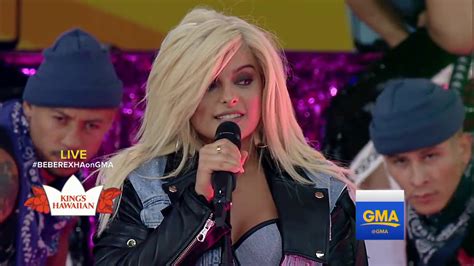 Bebe Rexha: "Ferrari" - Live at Good Morning America - YouTube