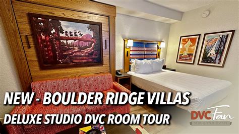 NEW Boulder Ridge Deluxe Studio Villa Tour - Disney’s Wilderness Lodge - YouTube