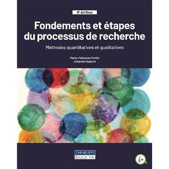 Fondements et étapes du processus de recherche - broché - Marie ...