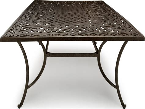 Strathwood St. Thomas Cast Aluminum Rectangular Patio Table - Patio Table