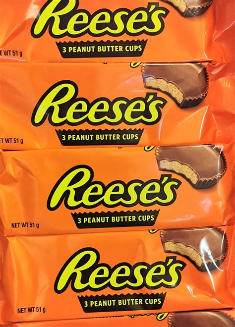 Reese's Trio Peanut Butter Cups 63g Box Of 40 | Sweets Shop UK