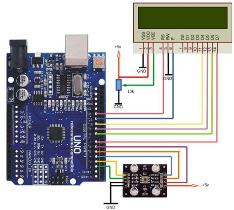 Senzorul detecție culoare TCS230 și Arduino | Robo România