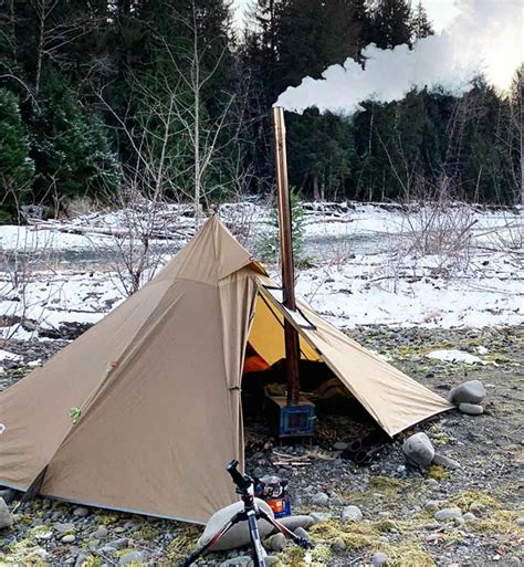 Hot Tent Winter Camping - DRECAMPA