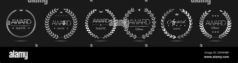 Silver award icon set Stock Vector Image & Art - Alamy