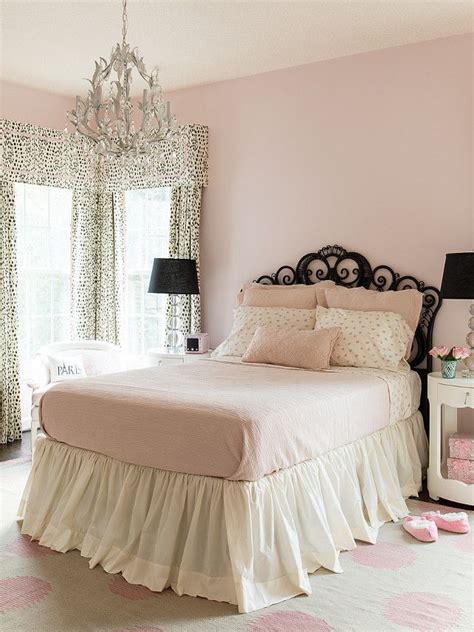 Beautiful Neutral Family Home | Pink bedroom walls, Light pink bedrooms ...