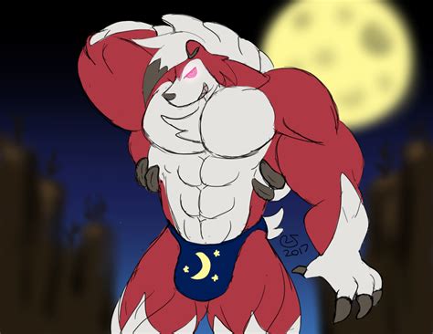 Buff Fanart Friday: Lycanroc Midnight Form by CaseyLJones on DeviantArt