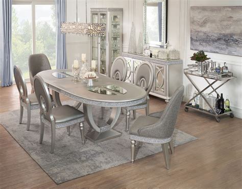 Posh Dining Table, 4 Dining Chairs and 2 Host Chairs | American ...