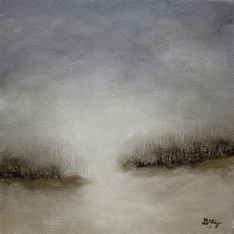 Minimalist Abstract Landscape Original Painting Painting by Gray Artus - Fine Art America