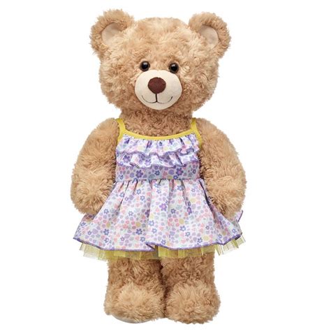 Spring Floral Dress | Custom teddy bear, Teddy bear clothes, Cute teddy ...