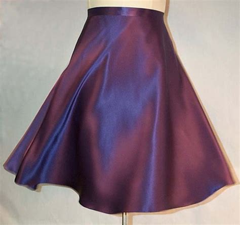 Half Circle Skirt In Motion Closeup Charmeuse