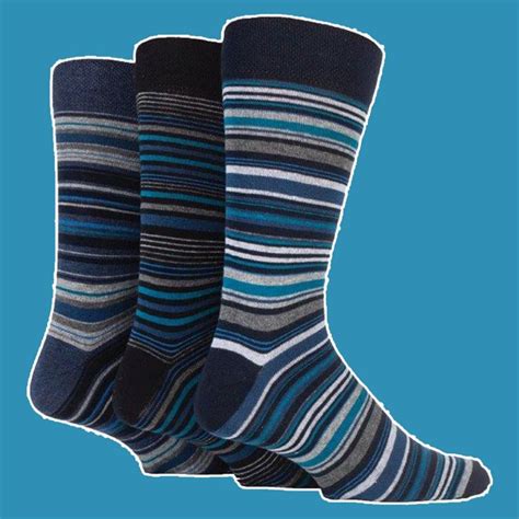 Sock Snob - Mens 6 pack branded striped designer luxury cotton socks | Mens striped socks ...