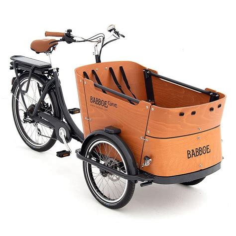 Electric Babboe Curve-E Cargo Bike for 1-4 Children | Babboe