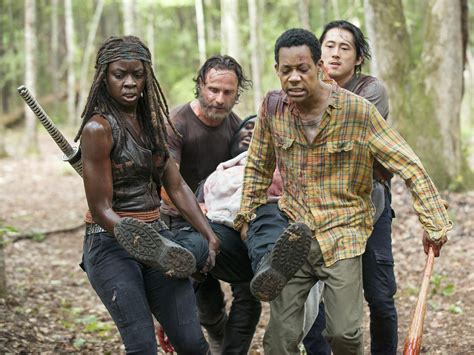 The Walking Dead: Bild Andrew Lincoln, Chad Coleman, Danai Gurira, Steven Yeun, Tyler James ...