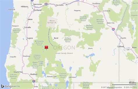 La Pine Oregon Map - A Map Of The Usa