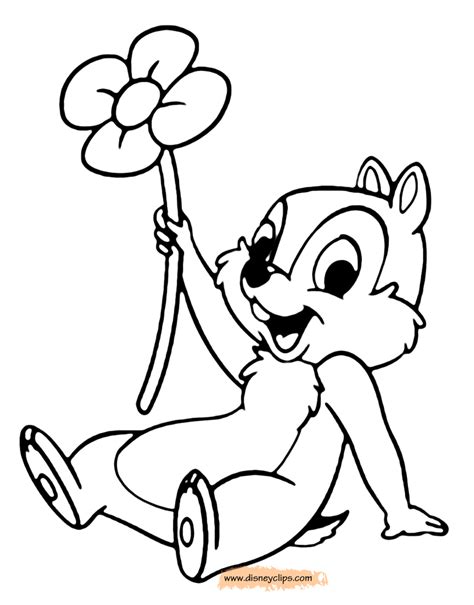 Free Printable Chip and Dale Coloring Pages | Disneyclips.com