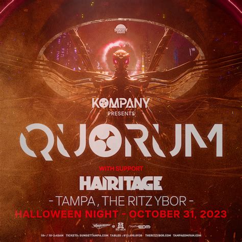 Kompany presents Quorum (Halloween) - The RITZ Ybor