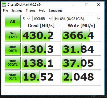 Samsung T5 - Speed Test 2 - Welcome to Disczone!