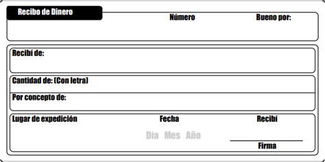 Formato De Recibo De Dinero Para Imprimir En Pdf 2021 | Images and ...