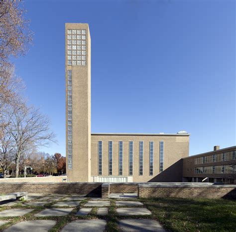 First Christian Church, Columbus IN (1942) | Eliel Saarinen | Image ...