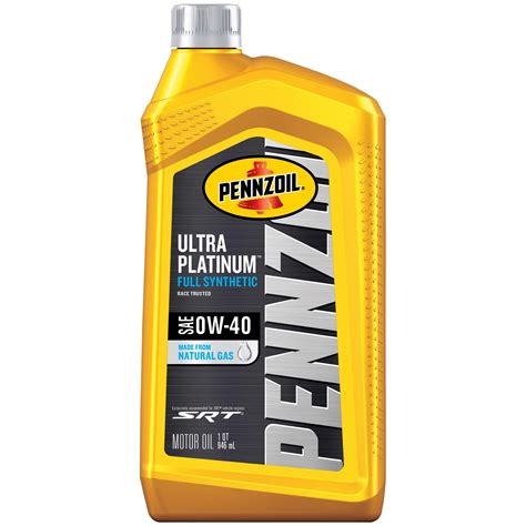 Pennzoil Ultra Platinum 0W-40 Full Synthetic Motor Oil, 1 Quart – BrickSeek