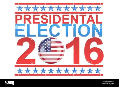 Election 2016 USA concept, 3D rendering Stock Photo - Alamy