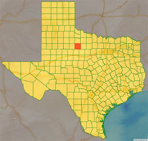 Map of Haskell County, Texas - Thong Thai Real