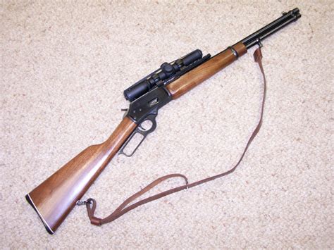 MARLIN / BURRIS MODEL 1894 CARBINE, 357 MAG, BURRIS SCOPE For Sale at GunAuction.com - 10343188