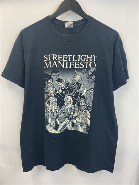 Band Tees × Vintage Streetlight manifesto graphic concert tour merch ...