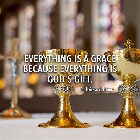 Everything is a grace. #ReflectwithMystics | Catholic wallpaper, Catholic family, Saint quotes