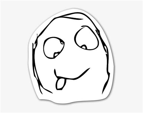 Memes Crazy Face Sticker - Face Stickers De Memes PNG Image ...