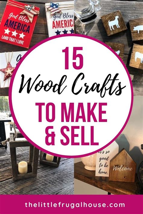 15 Easy Wood Crafts to Make and Sell - The Little Frugal House