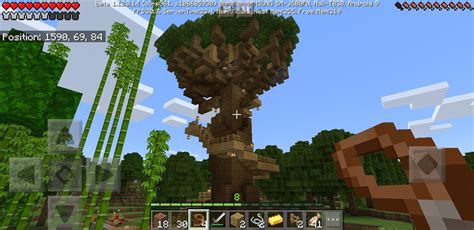 My survival tree house. : r/Minecraftbuilds