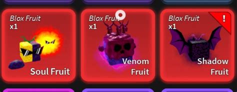 Trading Soul Venom Shadow and Rumble : r/bloxfruits