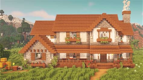 Minecraft Farm House Tutorial