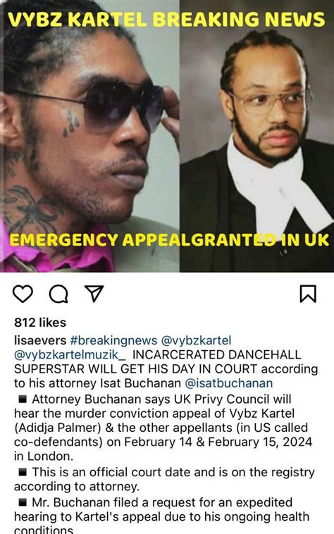 Emergency appeal granted for Vybz Kartel