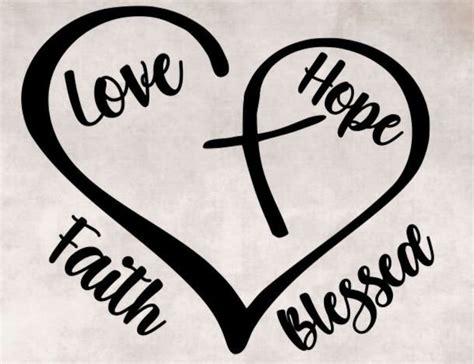 Faith Heart Svg