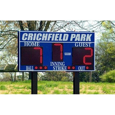 Varsity Scoreboards 3314 Baseball/Softball Scoreboard – Pro Sports Equip