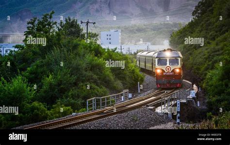 Chinese railway scenery Stock Photo - Alamy