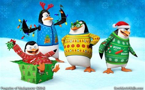 Penguins of Madagascar Christmas HD wallpaper and desktop background ...