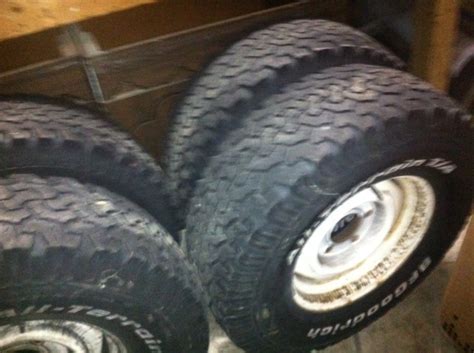 FS [GreatLakes]: FS: 5 - 31x10.5x15 BFG All Terrain Tires - Jeep Cherokee Forum