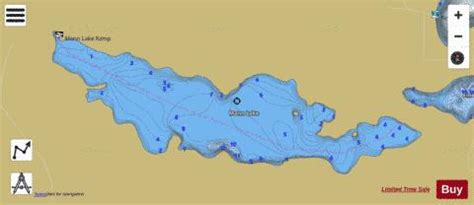 Mann Lake Fishing Map | Nautical Charts App