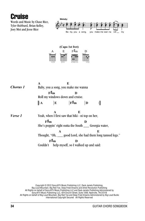 Cruise by Florida Georgia Line - Guitar Chords/Lyrics - Guitar Instructor