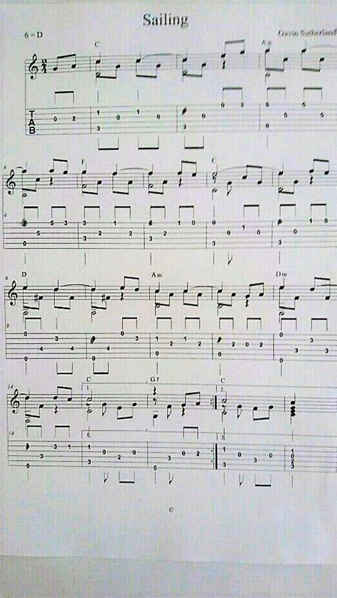 13+ I am sailing sheet music ideas · Music Note Download