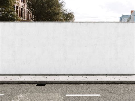 Street wall mockup - Instant Download