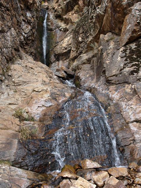 The full falls. - Moss Ledge Waterfall - Big Cottonwood Canyon - Road Trip Ryan